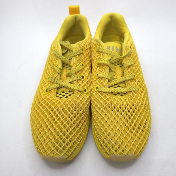 NOBULL Diamond Knit Runner Yellow Athletic Men\'s Running Shoes Size 5.5 Wmns 7 main image 9